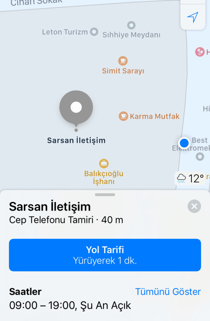 iphone 6 harita ses sorunu iPhone Servis Ankara